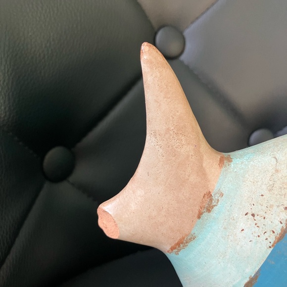 Blue and Tan Striped Fish Figurine - Picture 5 of 7